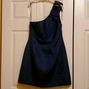 Nine West Blue 1-Shoulder Dress